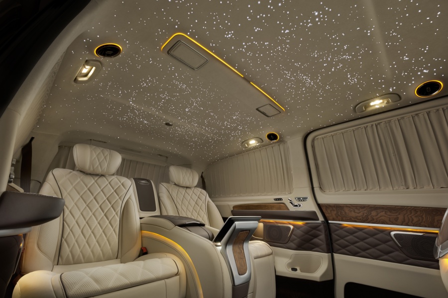 Mercedes-Benz V-VIP звездное небо. Фото 3