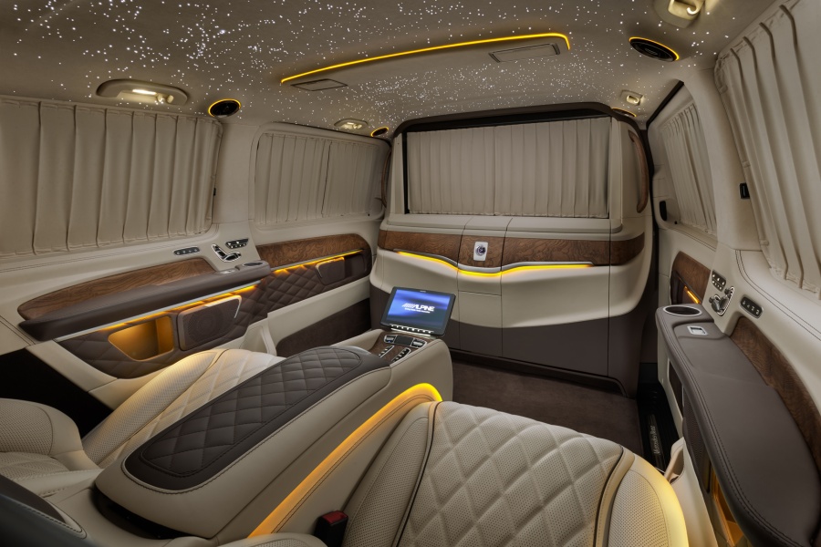 Mercedes-Benz V-VIP звездное небо. Фото 4